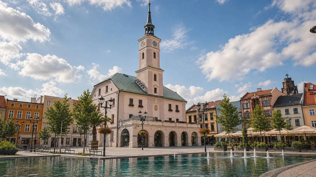 A resident’s vision of the Gliwice market square, generated from their spoken words