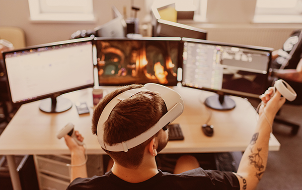 Carbon Studio VR games - team and office